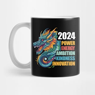 Chinese New Year Tshirt Gift, Dragon Shirt, 2024 New Year, Year of the Dragon, Lunar New Year, CNY 2024, Vietnamese New Year, Tet 2024 Mug